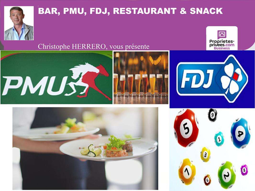 Secteur bar FDJ en centre village secteur Gignac
