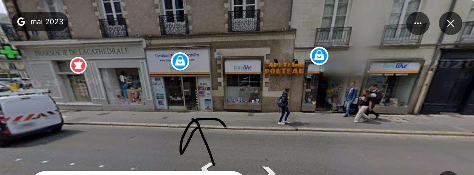 A louer local 40m² face Cathédrale à Nantes