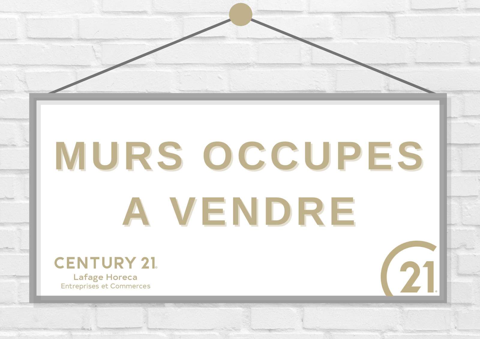 Vente murs occupés restaurant 100m² port de Nice