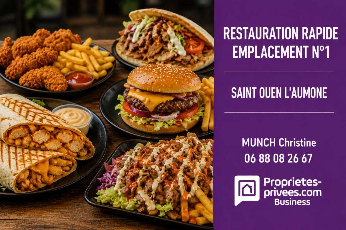 Vente restauration rapide à Saint Ouen l'Aumone