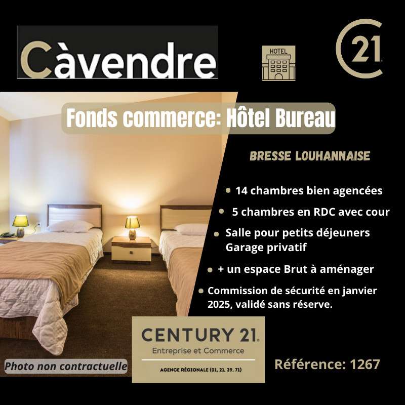 Vente hôtel bureau secteur Bresse Louhans