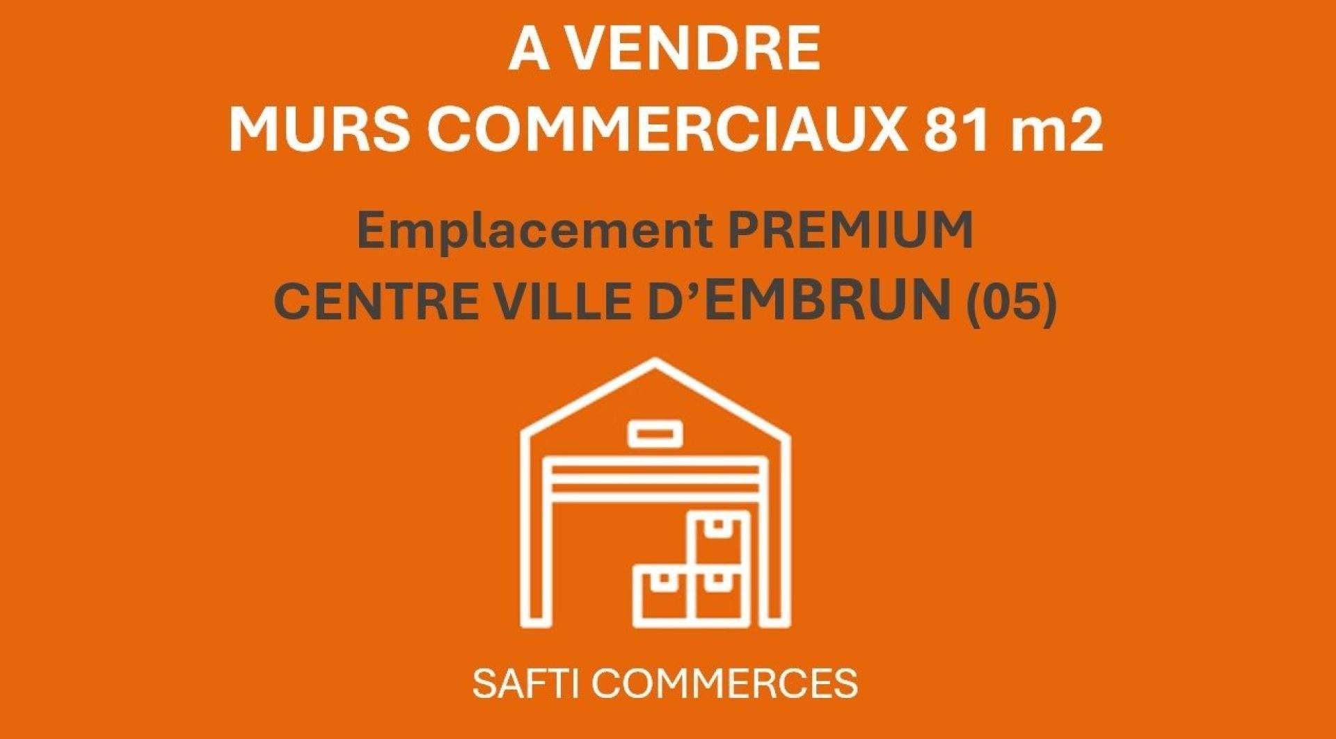 A vendre murs commerciaux empl premium à Embrun 