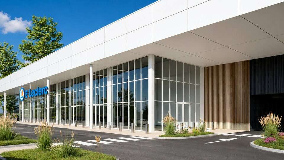 Location cellule commerciale 57m² à Guignen