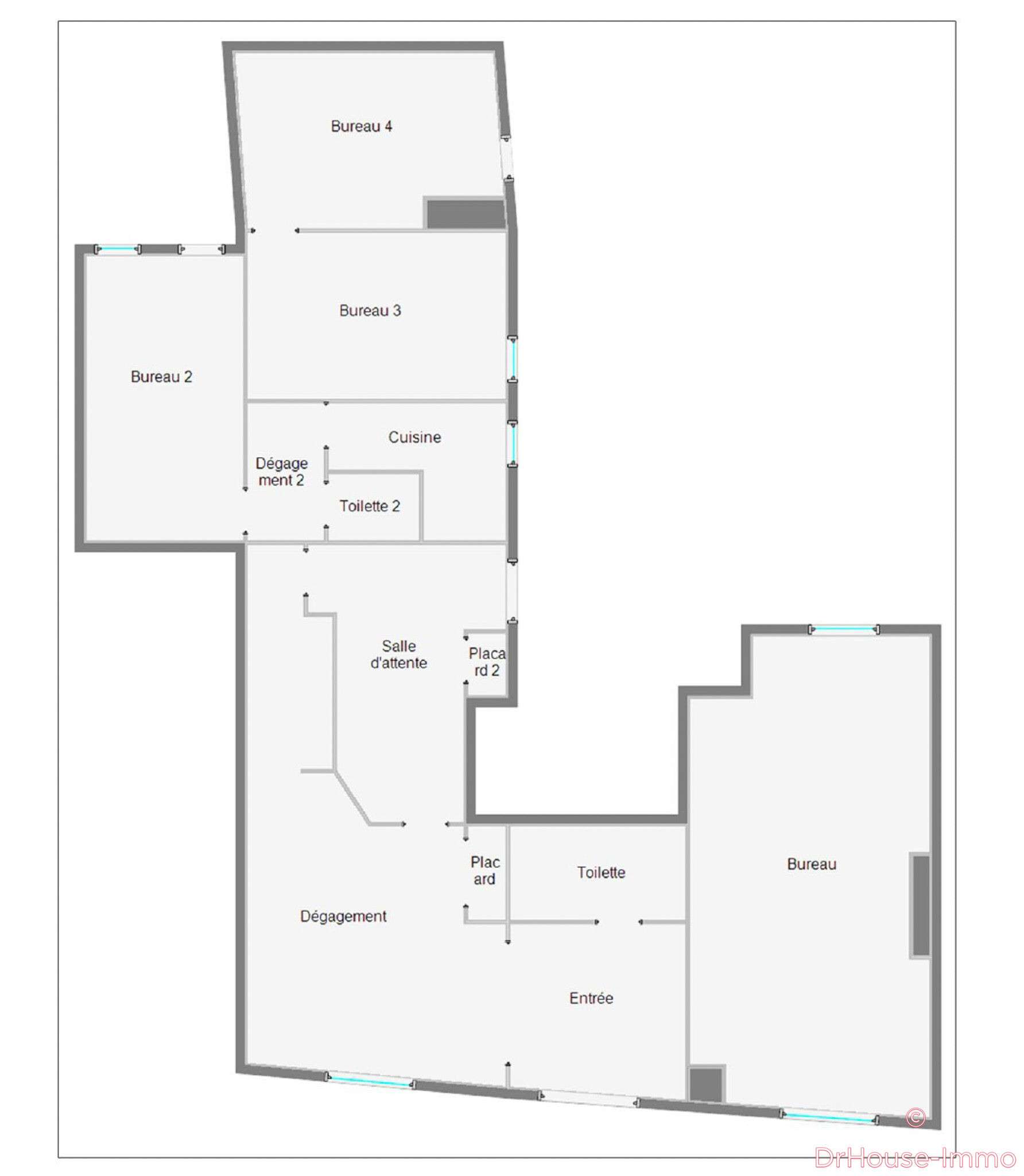 Locaux de 100m² + parkings à vendre à Tours