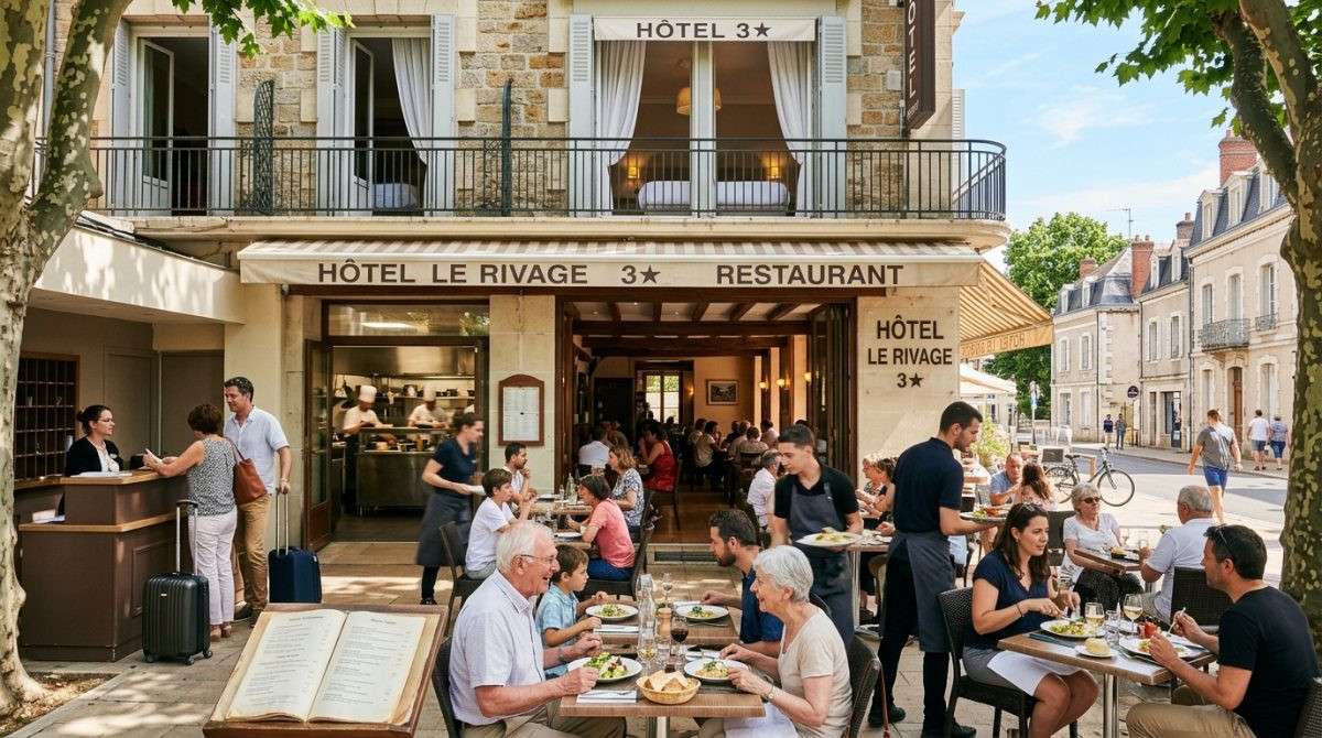 A vendre hôtel 3 *** restaurant secteur Vichy