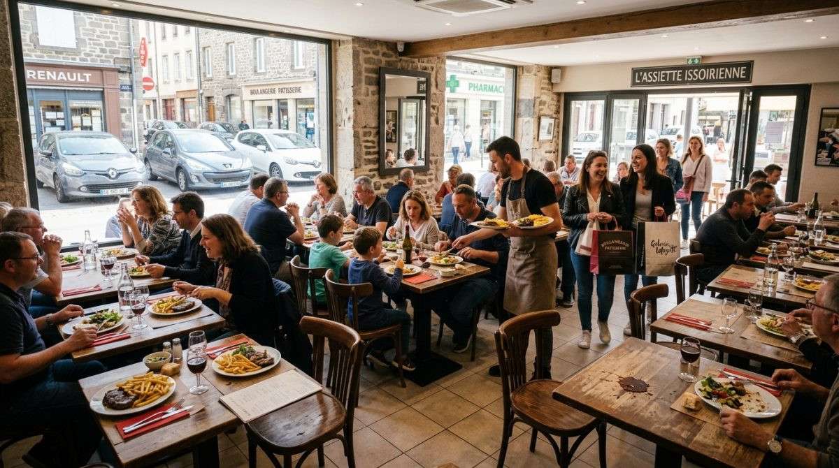 Restaurant avec licence 4 à vendre en zc à Issoire