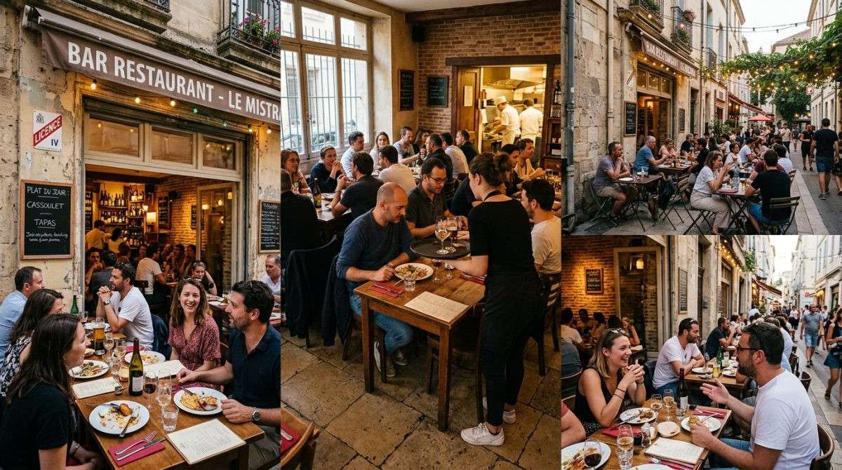 A vendre restaurant bar lic IV Montpellier Ecusson