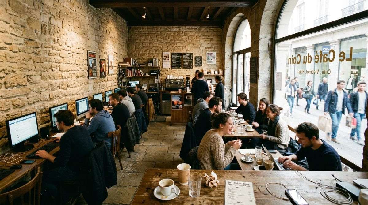 Vente cybercafé salon de thé possible à Lyon 69002