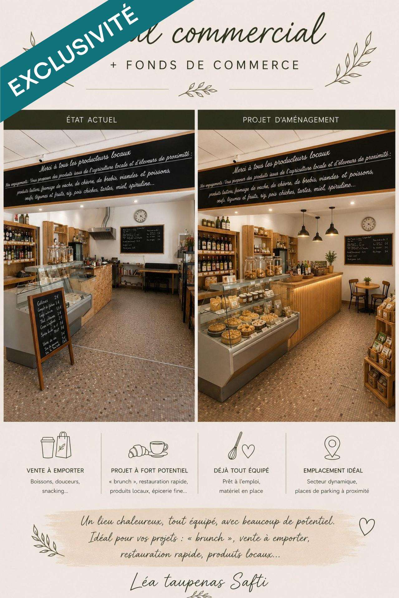 Vente local commercial 170m² à Château-Arnoux