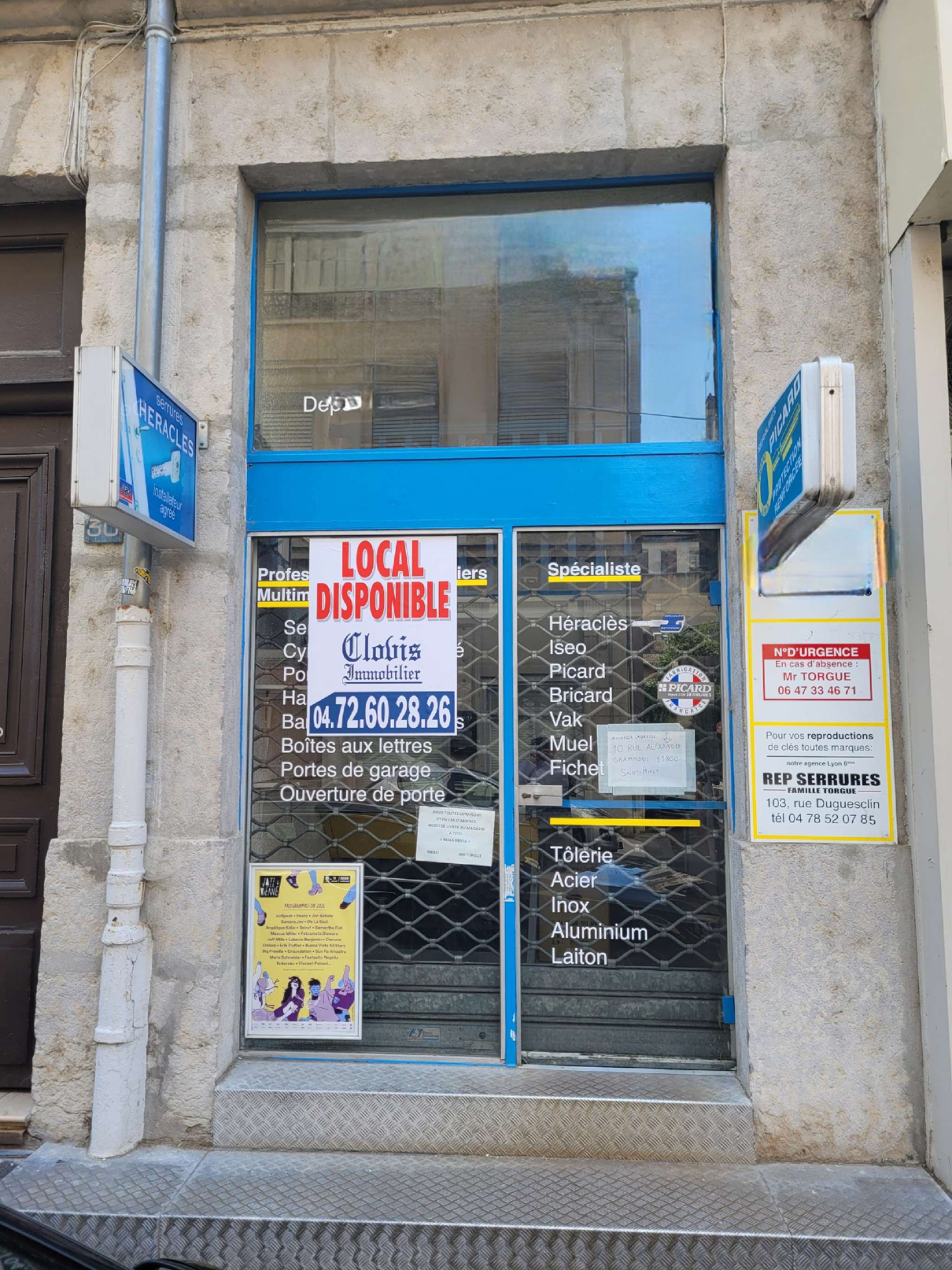 A louer local commercial de 30m² à Lyon 69006