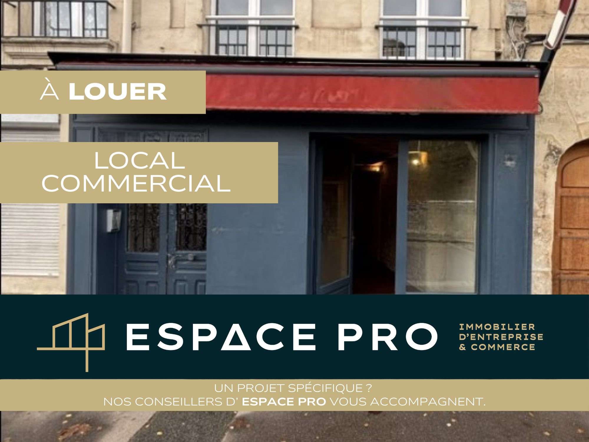 Local commercial de 20m² à louer à Caen centre