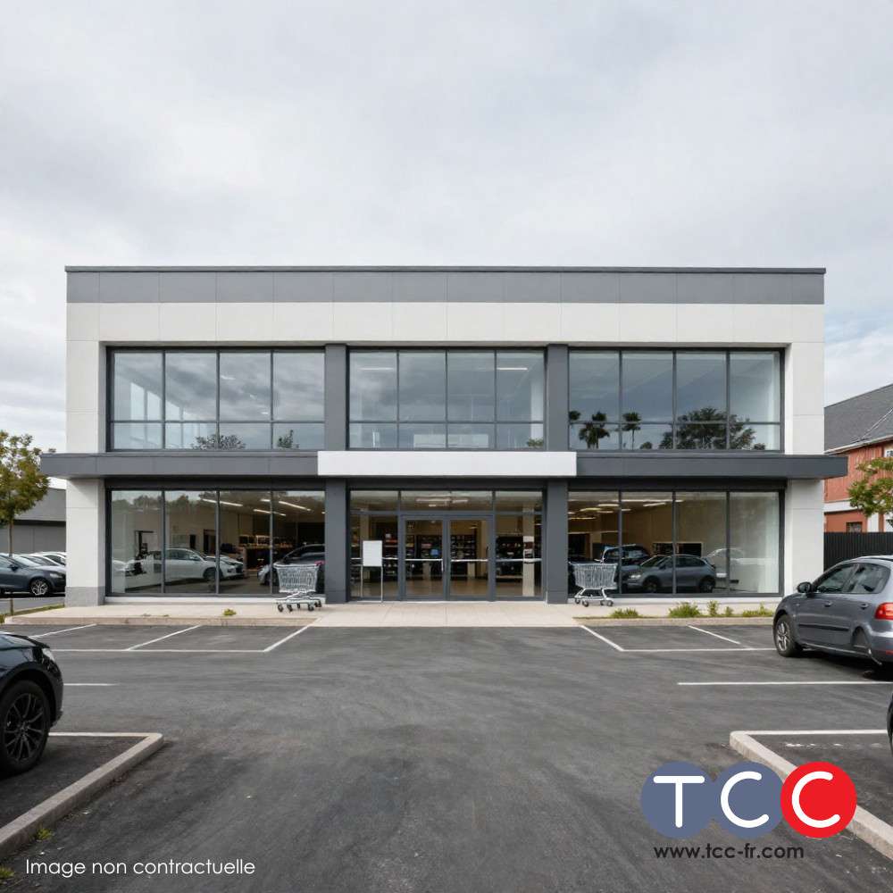 Local commercial 670m² + parking  sur Toulouse