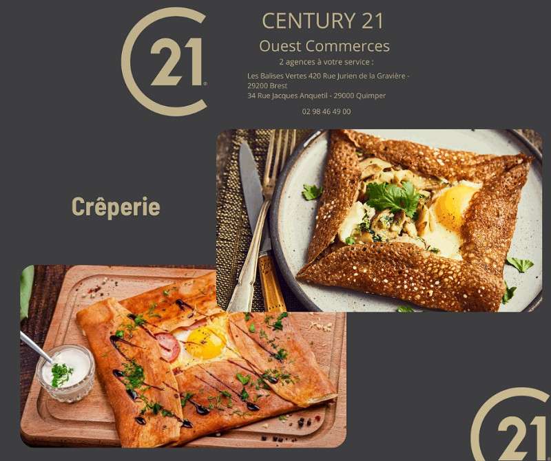 Vente restaurant ouvrier poss brocante crêperie 29