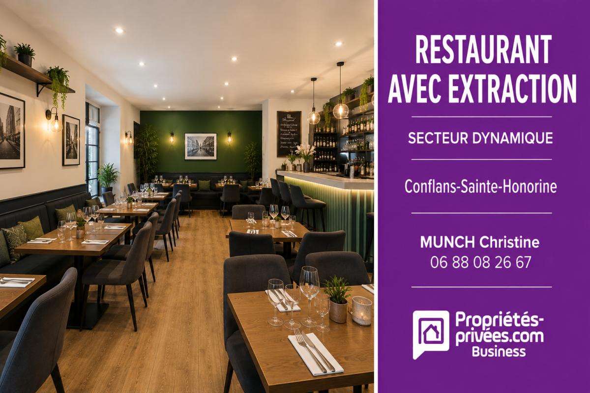 Vente restaurant de 130m² à Conflans Ste Honorine