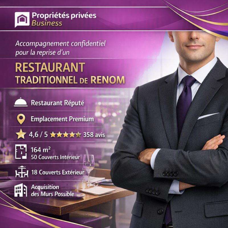 Vente restaurant sur emplacement N°1 à Grenoble 