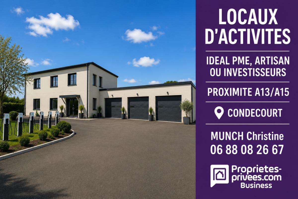Vente ensemble immobilier idéal PME à Condecourt