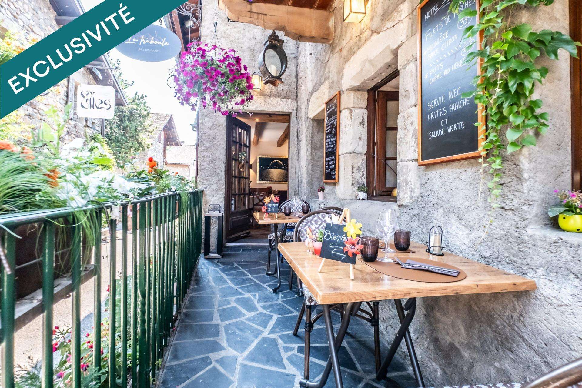 Vente restaurant typique terrasse Yvoire ( 74140 )