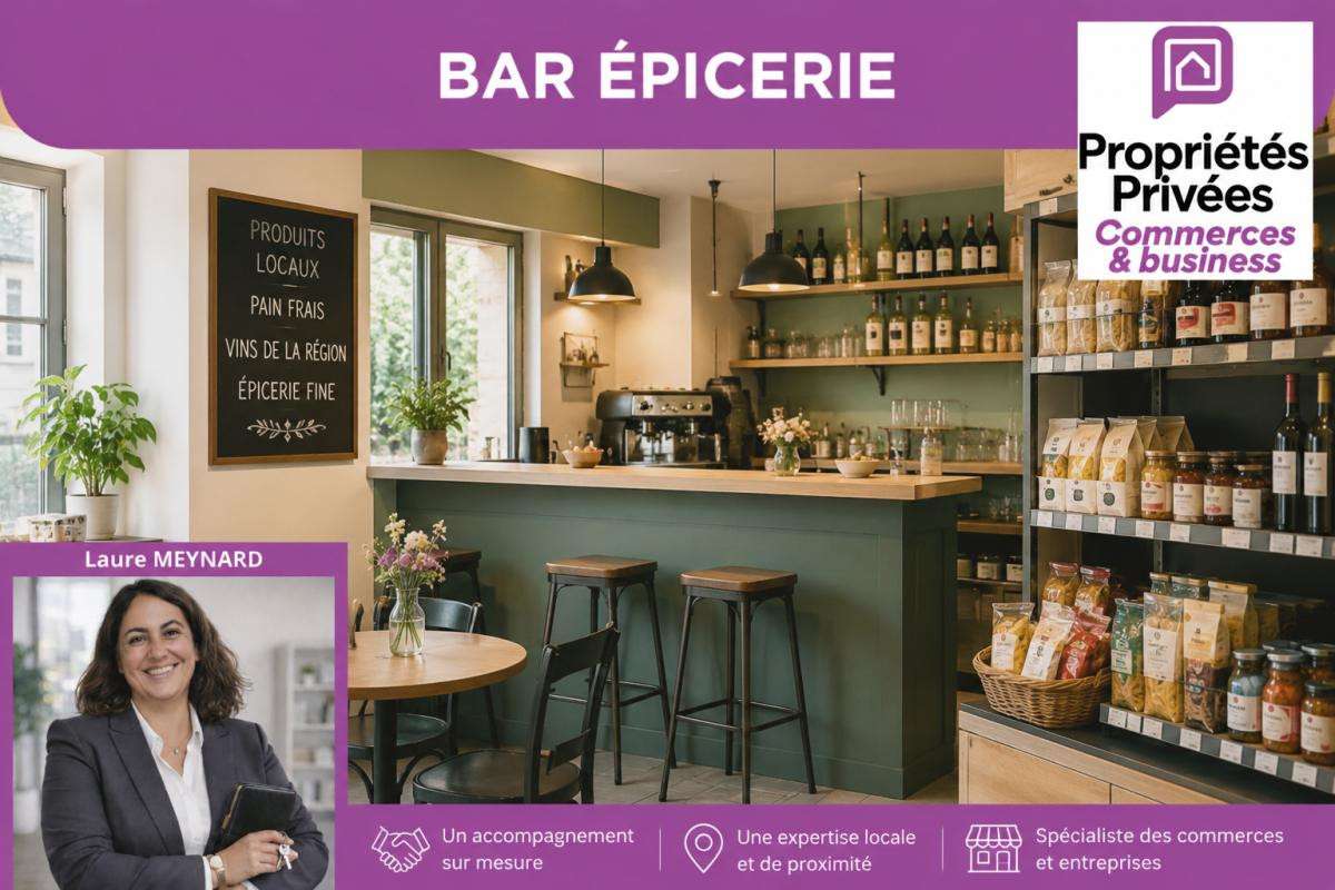 Vente FDC bar épicerie village des Côtes d'Armor