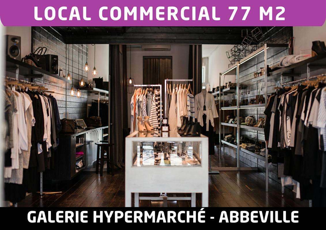 Location local commercial de 77m² à Abbeville
