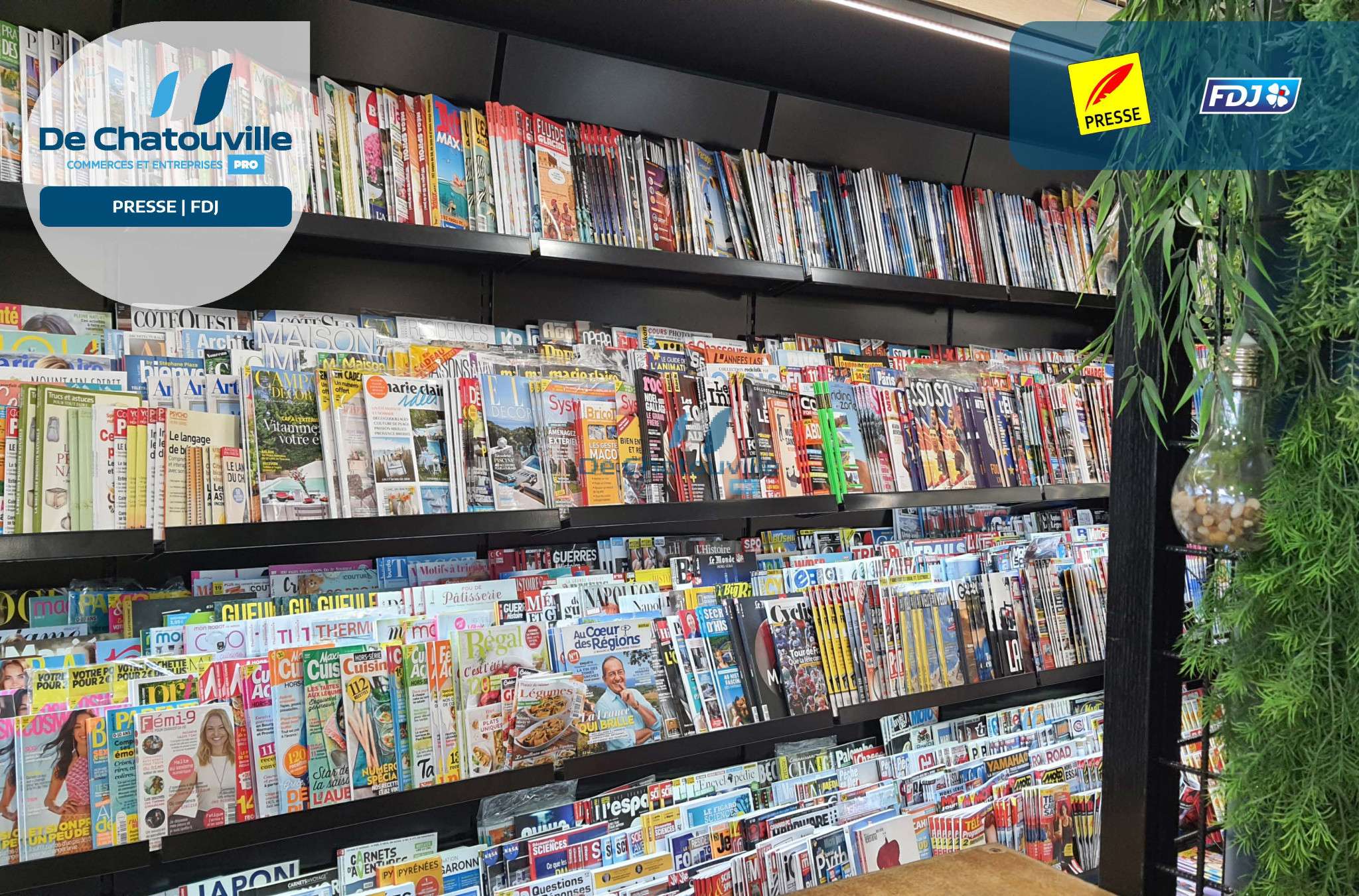 Vente FDC presse FDJ centre commercial du Var