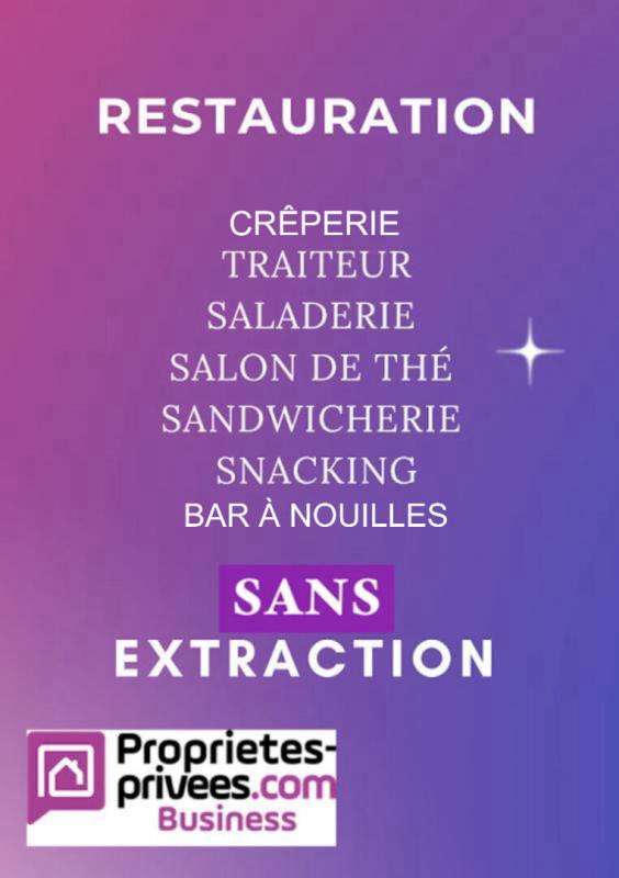 Vente restauration rapide 47m² sur rue Paris 75011