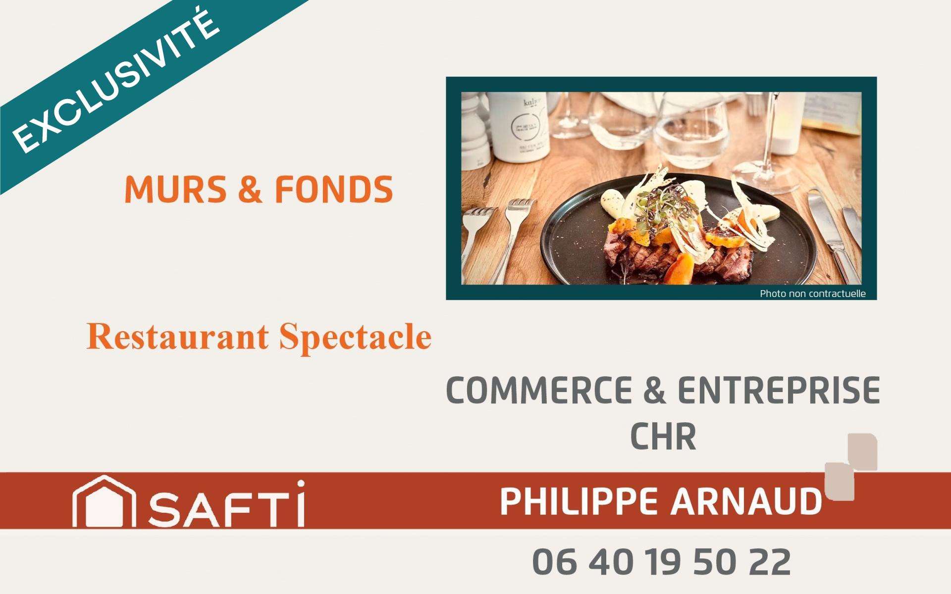 Vente auberge restaurant spectacle en Vendée