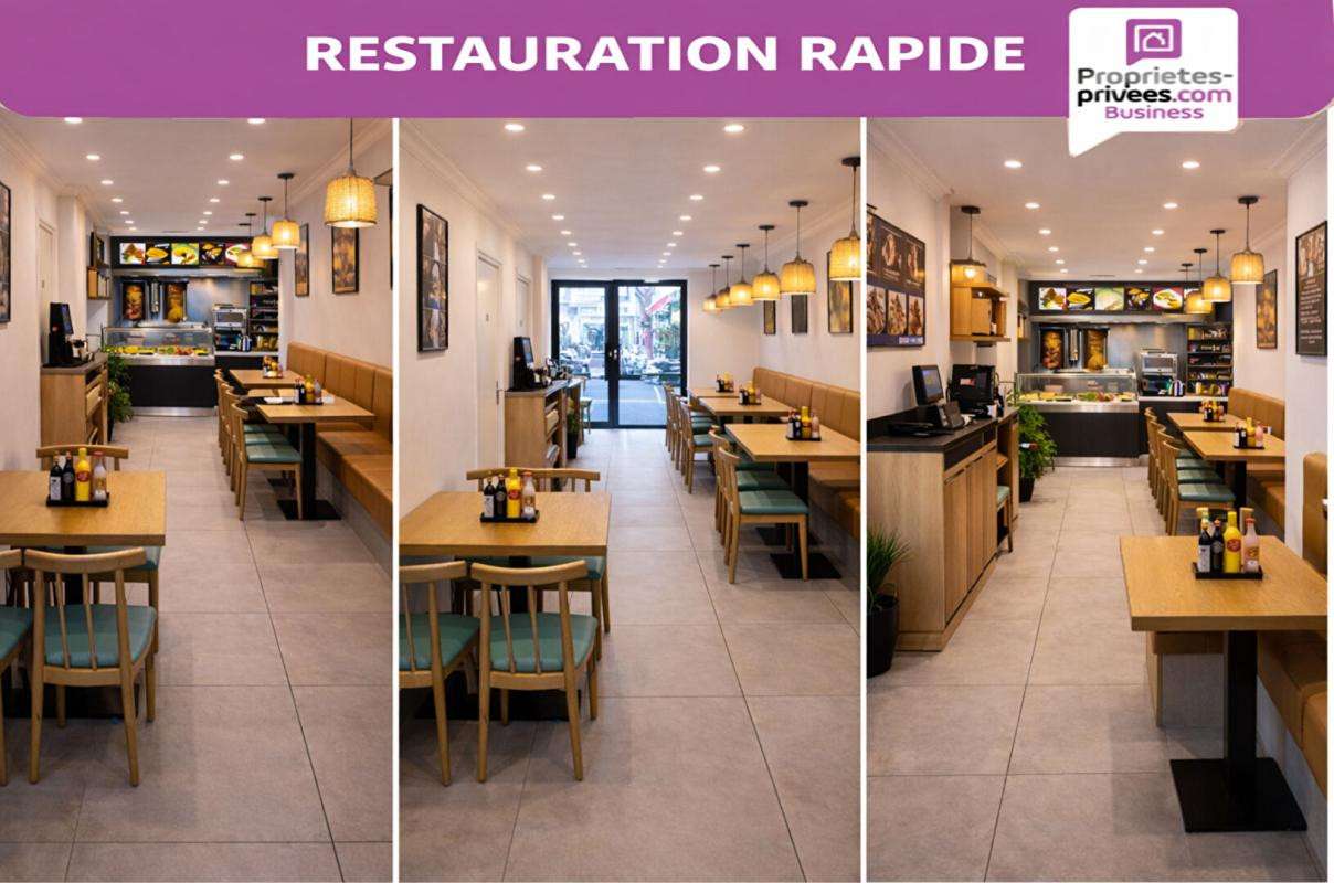 A vendre restaurant rapide centre-ville de Nancy