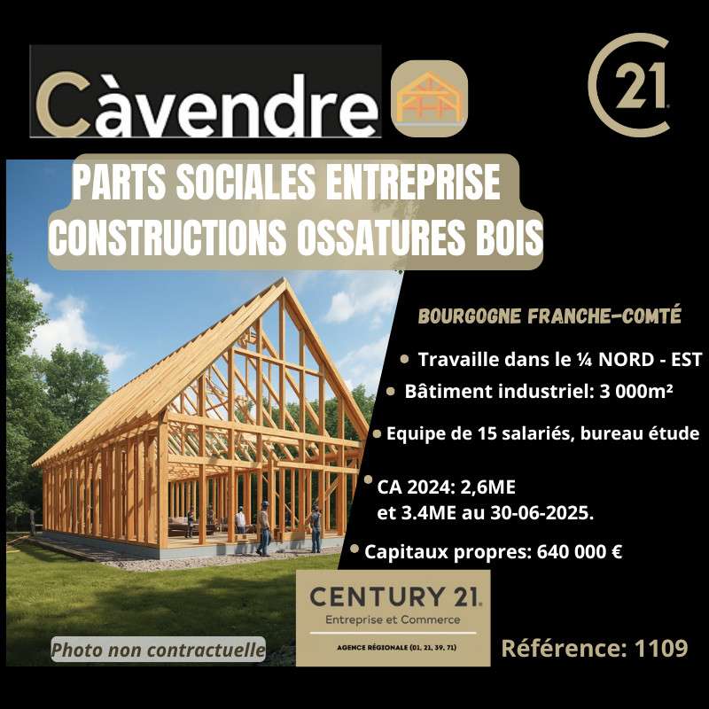 Parts sociales entreprise enveloppes thermiques