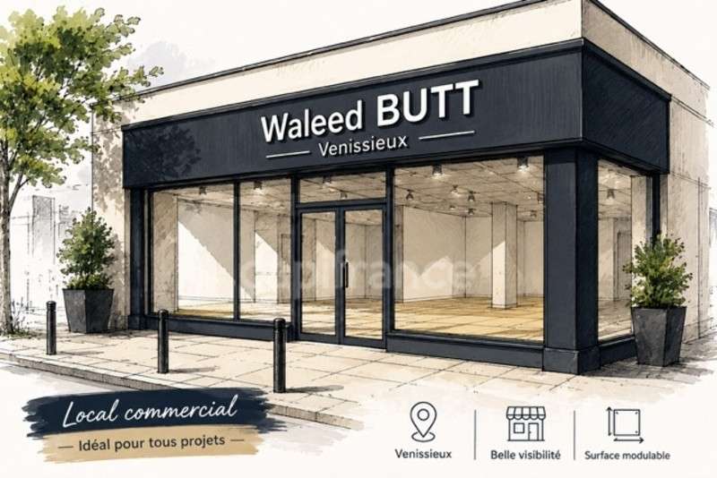 Droit au bail local commercial 90m² à Venissieux