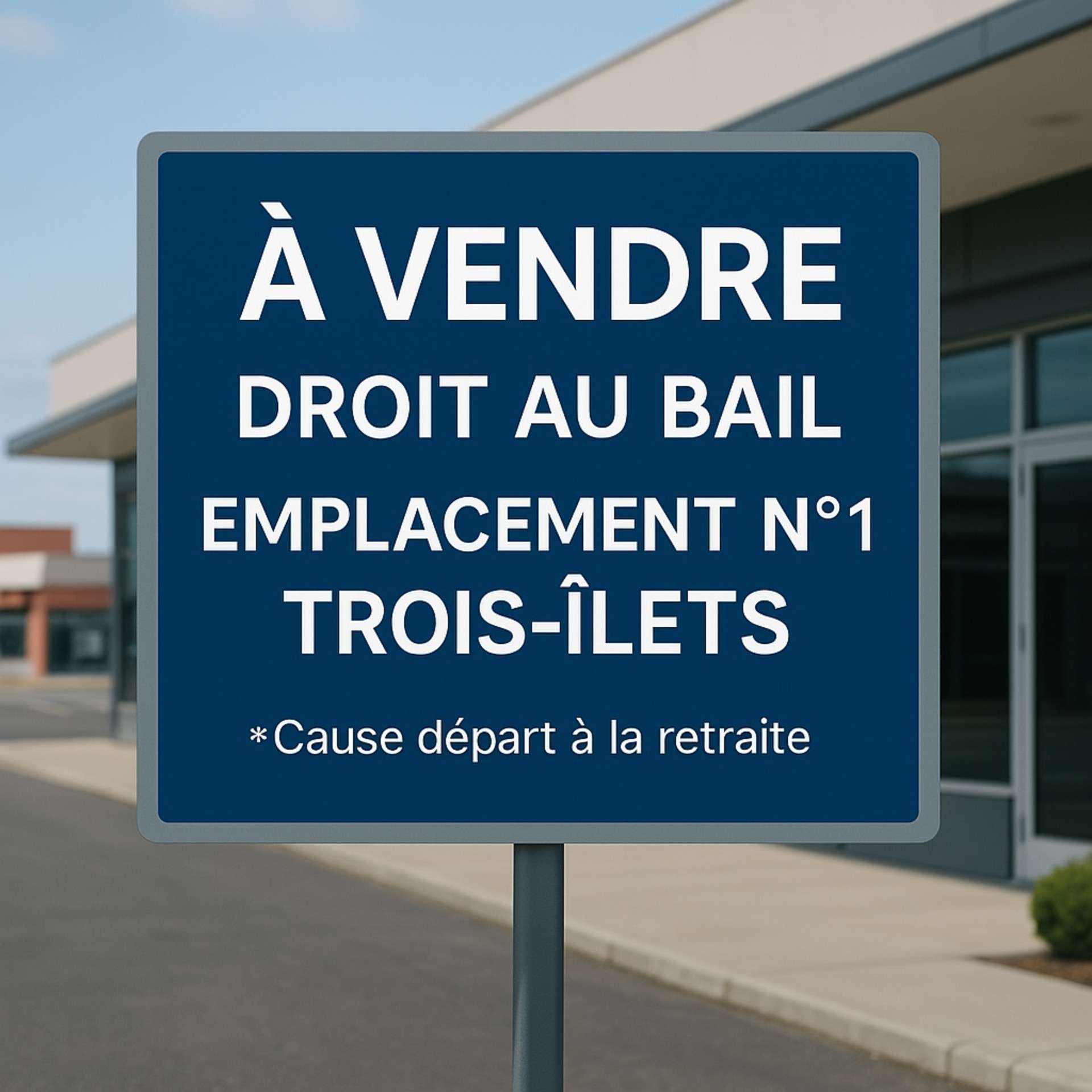 Bail à céder local commercial 39m² les Trois Ilets