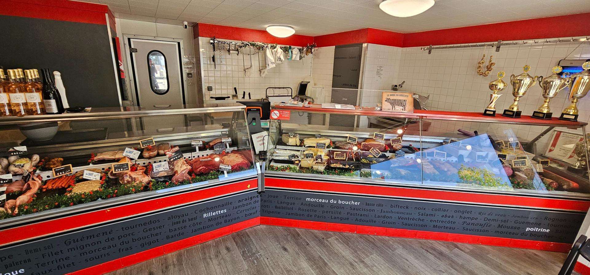Vente boucherie charcuterie traiteur à Fougères
