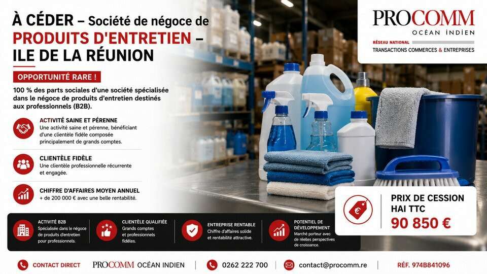 FDC produits d'entretien à vendre à Saint-Pierre