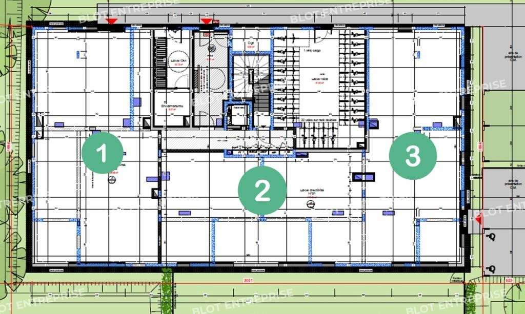 A vendre locaux commerciaux neufs de 136m² Bouaye