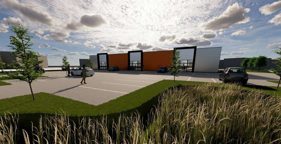 A louer cellule commerciale neuve 440m² à Paimpol