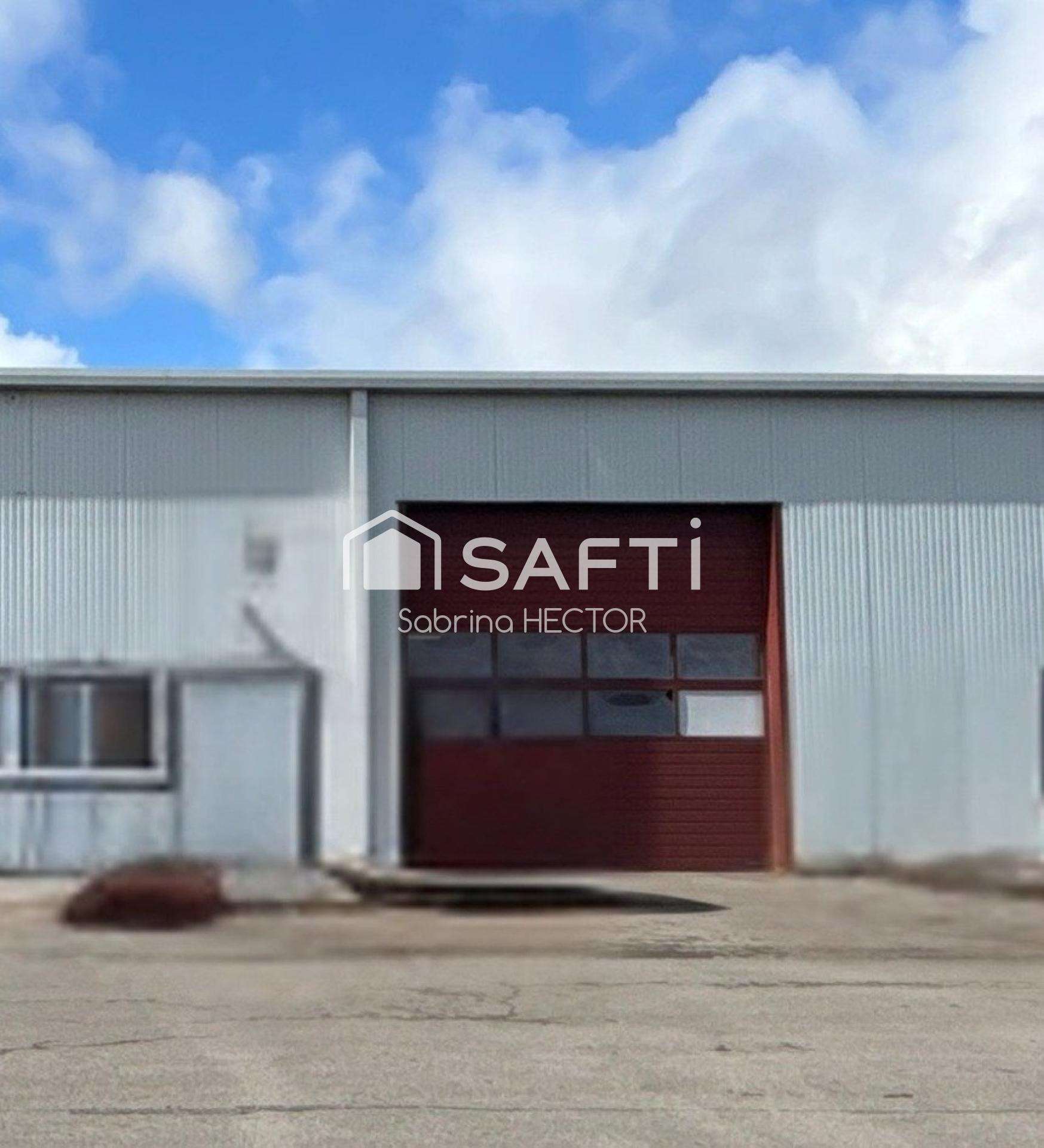 A vendre cellule d'activité louée 205m² à Créhange