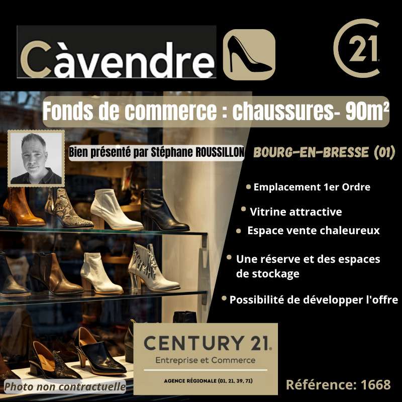 Vente FDC chaussures à Bourg en Bresse centre