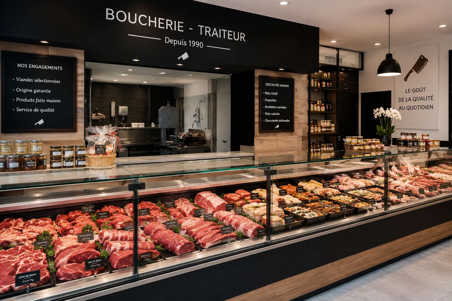 Cession boucherie traiteur 200m² Boulogne-sur-Mer