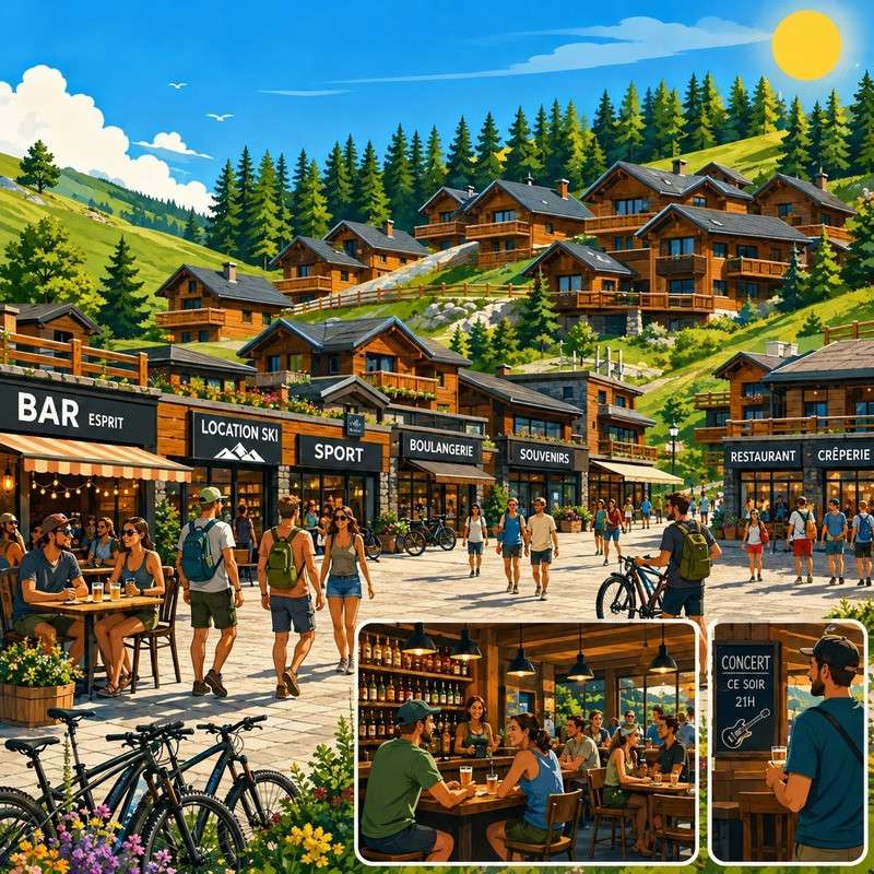 Vente bar licence 4 en grande station des Alpes