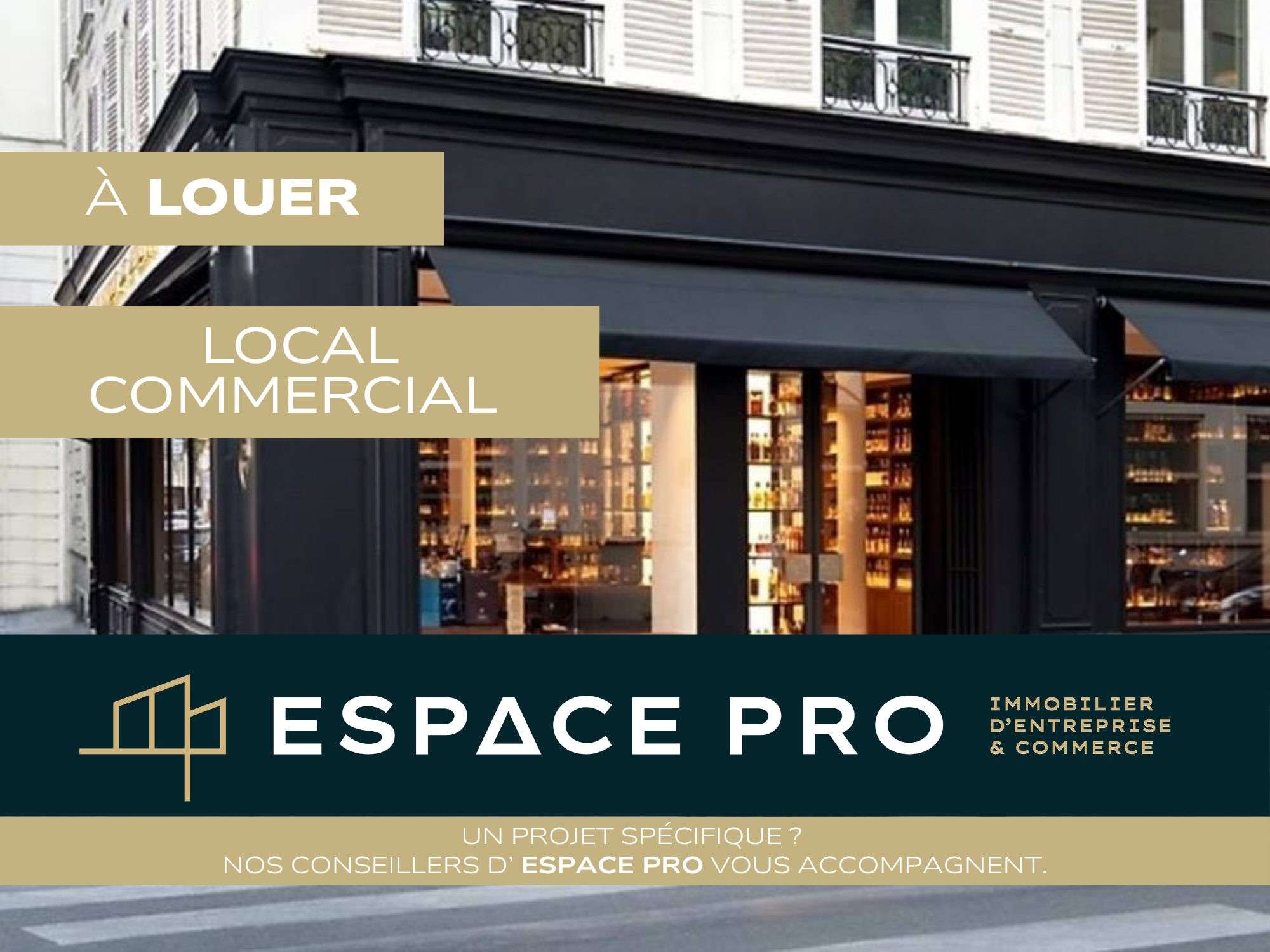 A louer local commercial 108m² empl N°1 à Caen