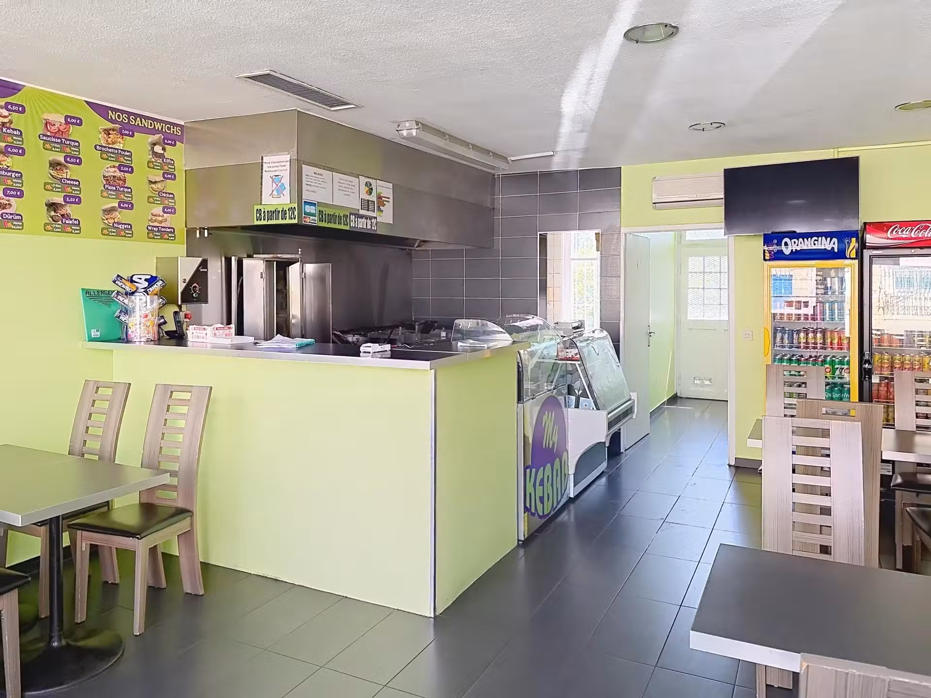 Cession restaurant rapide 65m² à Châtel-St-Germain