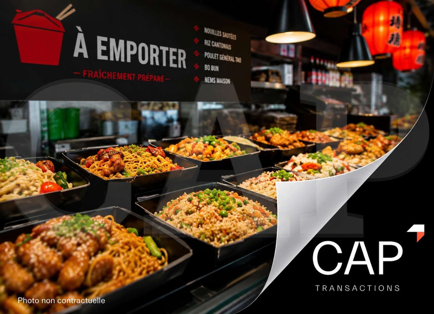 Vente FDC traiteur à emporter en centre cial 22