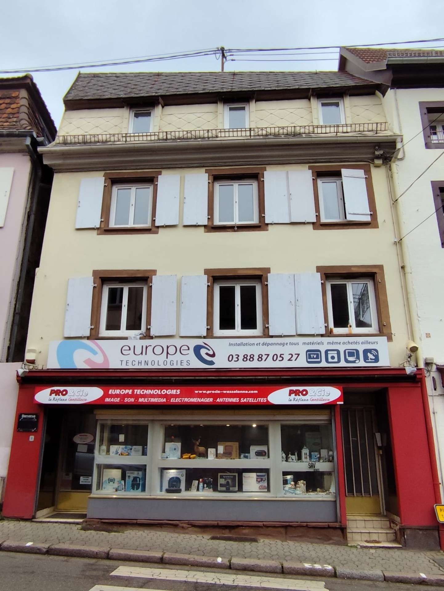 Cède immeuble de rapport 186m² à Wasselonne centre