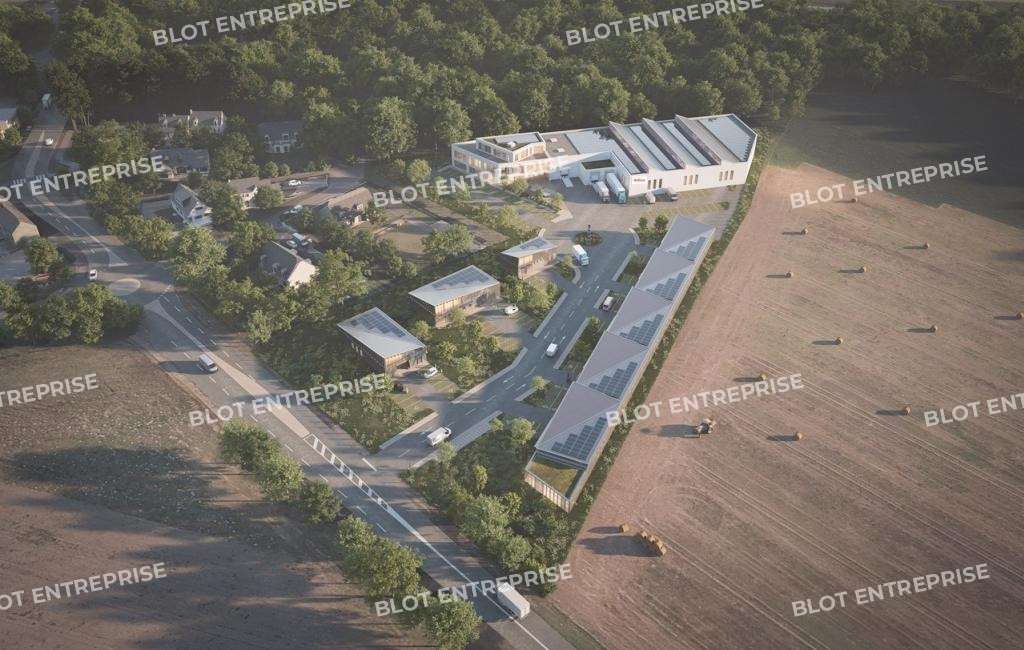 A vendre locaux d'activités 1605m² à Quéven