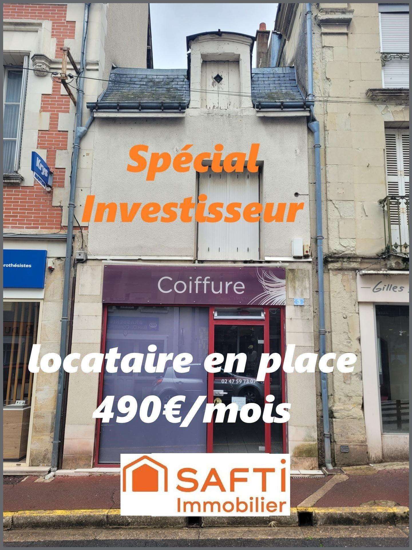 Vente local commercial 67m² hypercentre de Tours