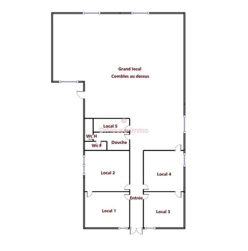 AV commerce 270m² emplacement stratégique Dax