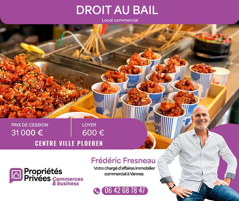 Droit au bail local commercial secteur Vannes