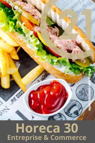 Vente murs restaurant de 100m² au Grau du Roi