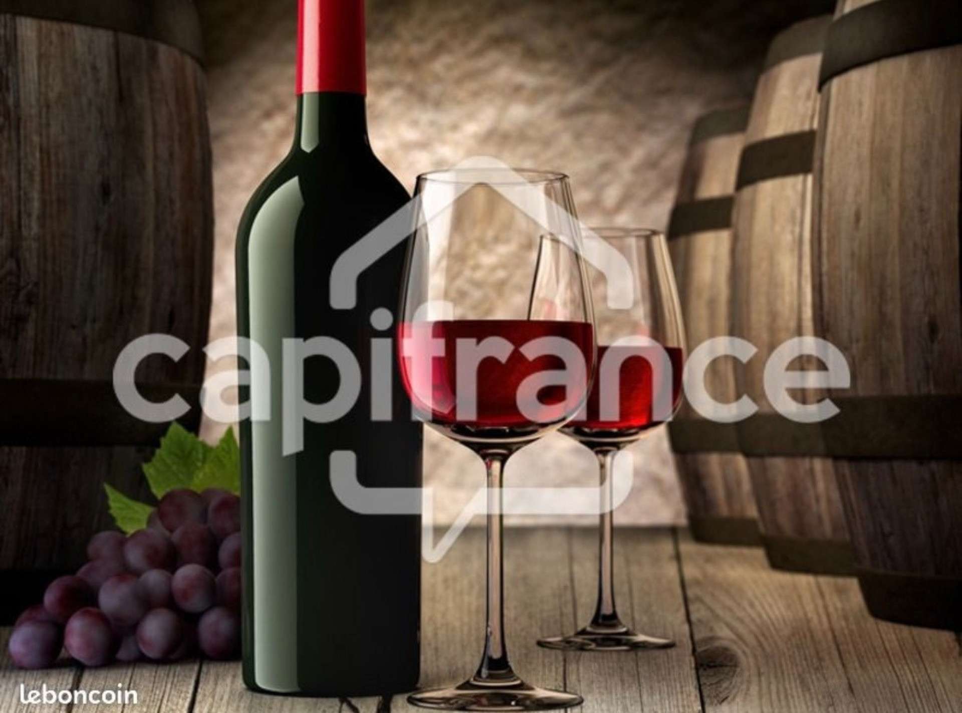 Vente cave à vins ville côtière autour de Quimper