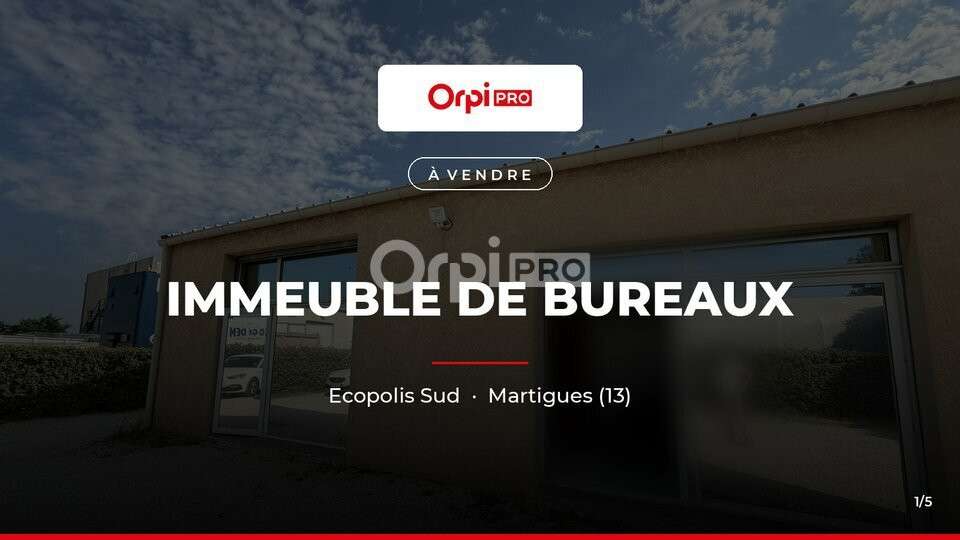 Vente bureau lumineux 450m² Ecopolis Martigues-Sud