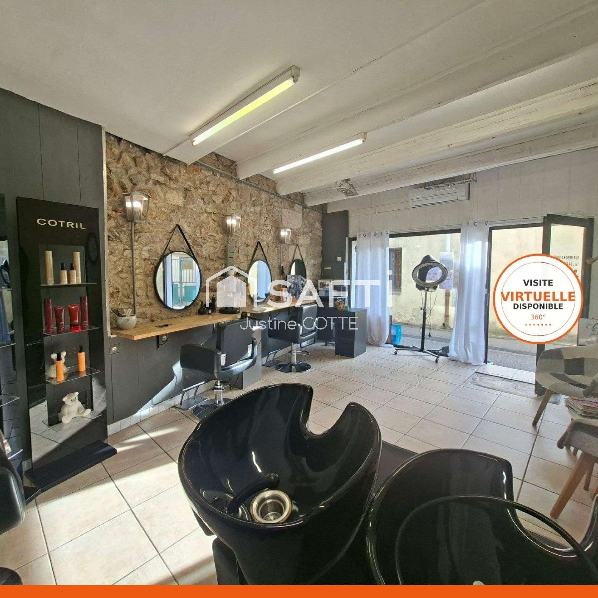 Vente FDC de coiffure au coeur de Saint-Just